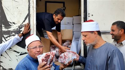 أوقاف الإسكندرية تتسلم الدفعة السادسة من لحوم صكوك الأضاحي