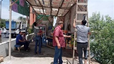 إزالة الأكشاك والفتارين المخالفة بمنطقة الكيت كات..فيديو