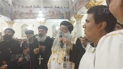  الأنبا تكلا يترأس احتفالات عيد صعود جسد السيدة مريم بكنيستها في السلامية | فيديو