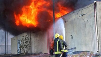 تفاصيل جديدة في حريق مصنع أحذية وإصابة عامل بكرداسة 