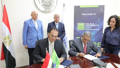 وزير التعليم العالى يشهد توقيع بروتوكول بين جامعتي الجلالة ومصر للعلوم والتكنولوجيا