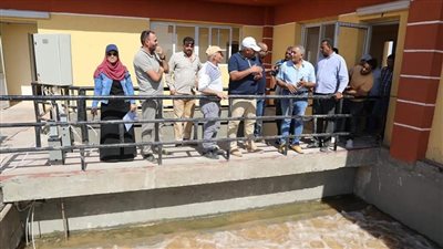 محافظ الوادي الجديد يعلن بدء التشغيل التجريبي لمحطة مياه جنوب باريس