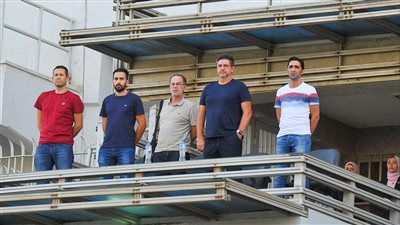 فيتوريا وميكالي يحضران مباراة سيراميكا وطلائع الجيش | صور