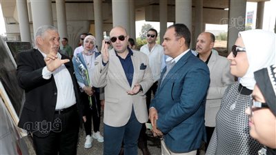 محافظ بني سويف يتفقد مشروع إنشاء موقفي سيارات أسفل محور عدلي منصور