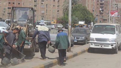 رفع 10 آلاف طن مخلفات من أحياء الجيزة