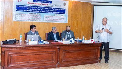 رئيس جامعة سوهاج يشهد فعاليات مناقشة رسالتي ماجستير لطبيبين بقسم التوليد وأمراض النساء