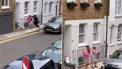 في عز الضهر وسط لندن.. معركة للسطو على ساعة يد| فيديو