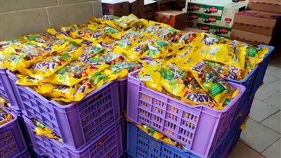 38 ألف مصاصة غير صالحة للاستخدام.. حملة مكبرة لتموين الغربية|صور