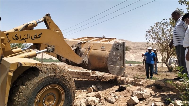 حملة إزالة بأسيوط