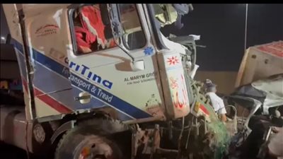 مصرع 2 وإصابة 6 أشخاص في حادث تصادم الطريق الدائرى بالجيزة 