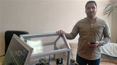 تهدف للاكتفاء الذاتى.. طالب بالمنوفية يبتكر مزرعة ذكية| فيديو