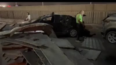 9 صور ترصد آثار حادث الطريق الدائرى المروع.. الخسائر مادية وبشرية