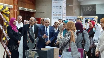 تخريج ٣ دفعات من كلية التربية النوعية بجامعة طنطا|صور