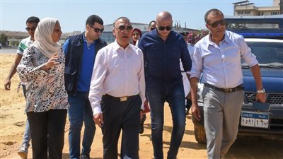 محافظ الإسكندرية يتابع أعمال إصلاح ماسورة المياه الرئيسية بمنطقة القبارى