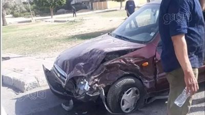 تهشم 4 سيارات في حادث تصادم بالشرقية دون وقوع إصابات| صور