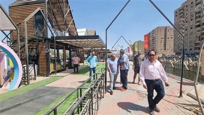 الجيزة تنتهي من أعمال إنشاء ممشي الطالبية السياحي| صور