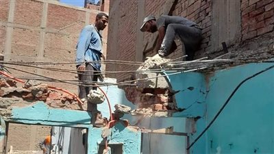 إزالة سوق كفر طهرمس وتنفيذ قرار الإزالة لمنشآت أيلة للسقوط في حملة ببولاق الدكرور