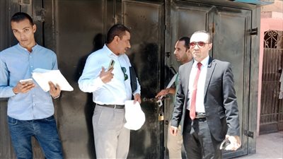 غلق وتشميع مركز للدروس الخصوصية بدون ترخيص في بني سويف