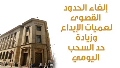 إلغاء الحدود القصوى لعميات الإيداع وزيادة حد السحب اليومي| إنفوجراف