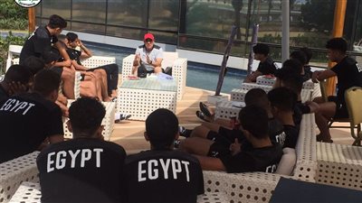 منتخب مصر للناشئين يكتفي بمران استشفائي ويبدأ غدا الاستعداد لمواجهة لبنان