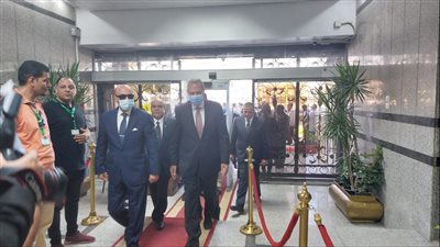 وصول وزراء العدل والري والأوقاف لديوان محافظة القليوبية احتفالا بالعيد القومى | صور 