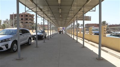 شاهد.. موقف سرفيس الشوبك الشرقي الجديد بالجيزة