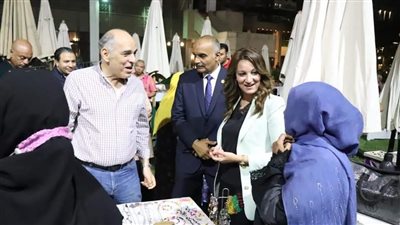 نائب المحافظ تفتتح معرض إيادي الجيزة للحرف اليدوية بنادي الصيد | صور