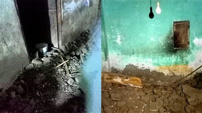 اللقطات الأولى لانهيار منزل بأسيوط ومصرع وإصابة 7 أشخاص بينهم 4 أطفال