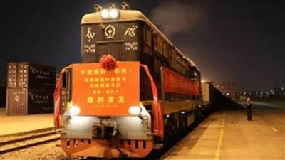 قطار الشاي في طريقه من الصين إلى روسيا 