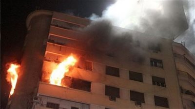 إخماد حريق شقة سكنية في الحوامدية