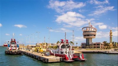  تداول 30 سفينة بضائع متنوعة بميناء دمياط وحجم الصادرات 12 ألف طن