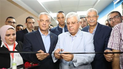 وزير التعليم العالي يضع حجر أساس المدينة الطبية لجامعة المنوفية