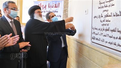 محافظ الغربية ومطران طنطا يفتتحان كنيسة ماري جرجس ببرما|صور