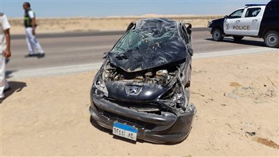 العناية الإلهية تنقذ معاون وزير الرياضة من الموت في حادث مرعب | صور