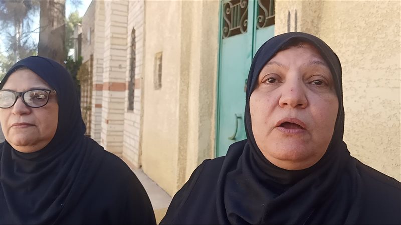 خالة الضحية بالمقابر