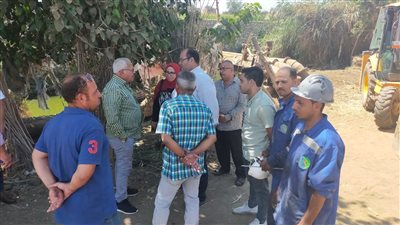 نجيب يتفقد أعمال تجديد خطوط طرد محطات الرفع بمنوف