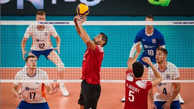 منتخب الكرة الطائرة يلتقي إيران في بطولة العالم بسلوفينيا