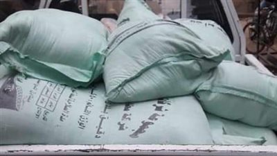 ضبط 8 أطنان دقيق مدعم قبل تهريبه بمنشأة القناطر