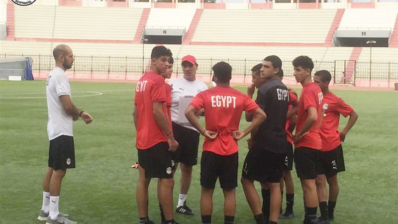مران منتخب مصر للناشئين