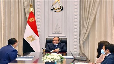 تفاصيل اجتماع السيسي مع وزيرة التعاون الدولي بحضور مدبولي | صور