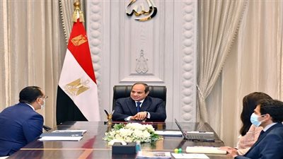 بسام راضي: الرئيس يجتمع مع مصطفى مدبولي رئيس مجلس الوزراء والدكتورة رانيا المشاط.. الاجتماع تناول استعراض جهود وزارة التعاون الدولي في حشد التمويلات الإنمائية الميسرة المرتبطة بقضية تغير المناخ