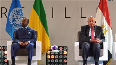 وزير الخارجية يشارك في أسبوع المناخ لأفريقيا بالجابون | صور