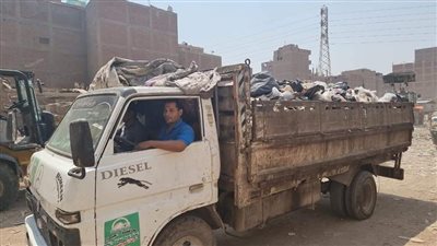 رفع 220 طن مخلفات بمنطقة الإخلاص في الطالبية | صور