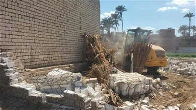 إزالة 5 مبان مخالفة بقري أم دينار والمنصورية ونكلا في الجيزة