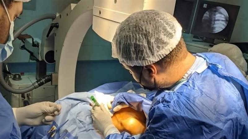 تركيب قسطرة وريدية