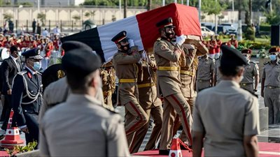 جنازة مهيبة لتشييع جثمان الضابط شهيد العملية الأمنية بالأقصر بمسقط رأسه بالدقهلية | صور