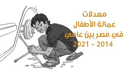 معدلات عمالة الأطفال في مصر بين عامي 2014 - 2021 | انفوجراف