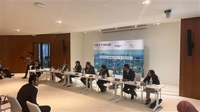 المشاركون بندوة إيدج: دور كبير للتكنولوجيا والتقنيات الحديثة في تحقيق الاستدامة
