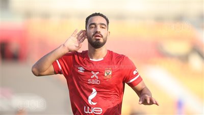 أحمد سيد غريب يسجل هدف الأهلي الأول في مرمى سيراميكا كليوباترا |صور