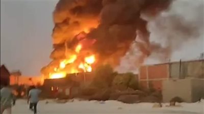 انتداب المعمل الجنائي لبيان سبب حريق بمغسلة في أبو رواش 